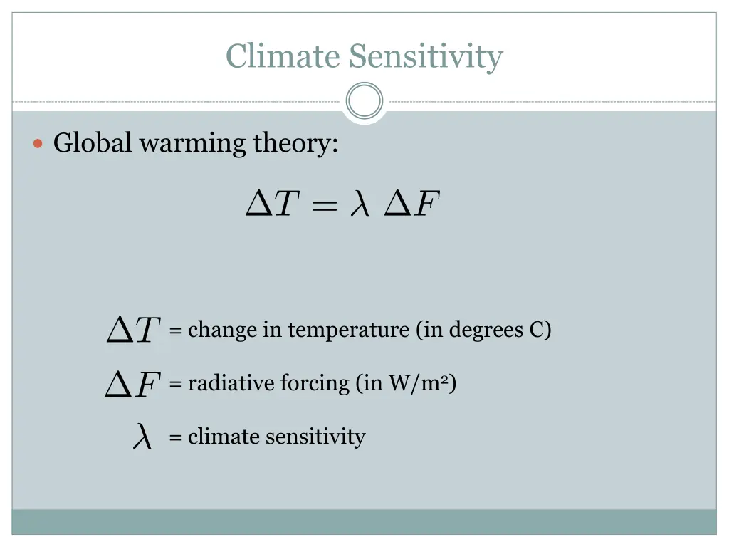 climate sensitivity