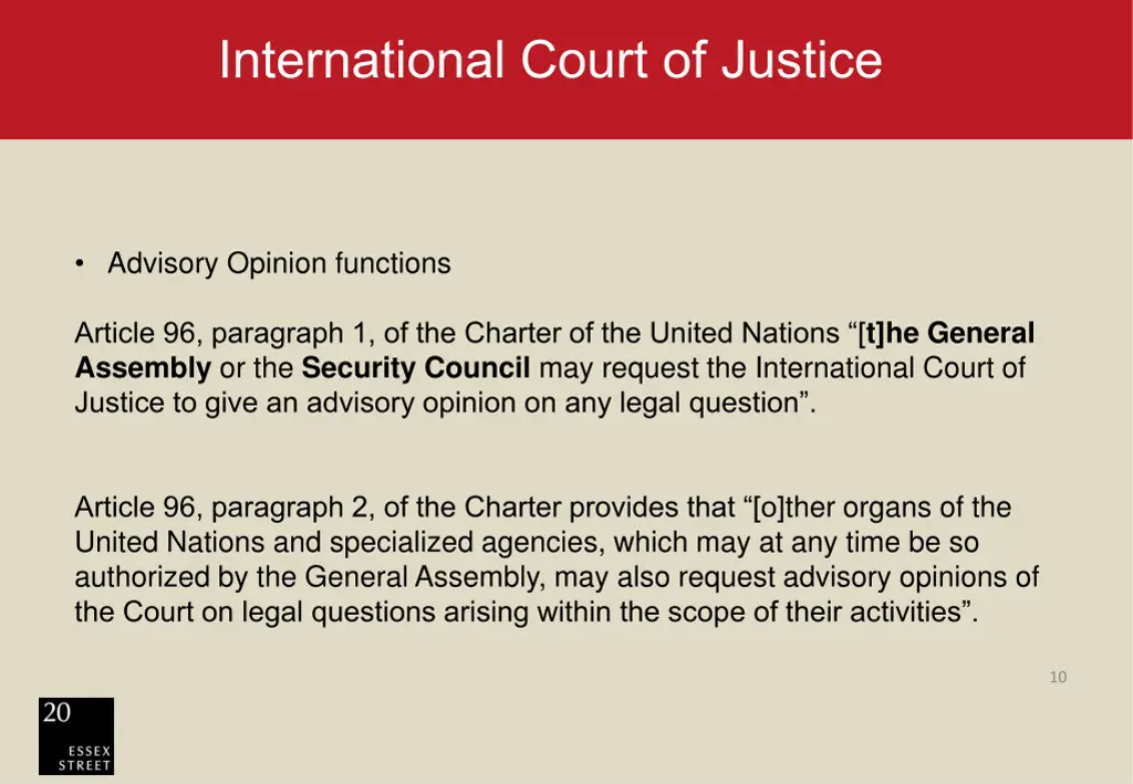 international court of justice