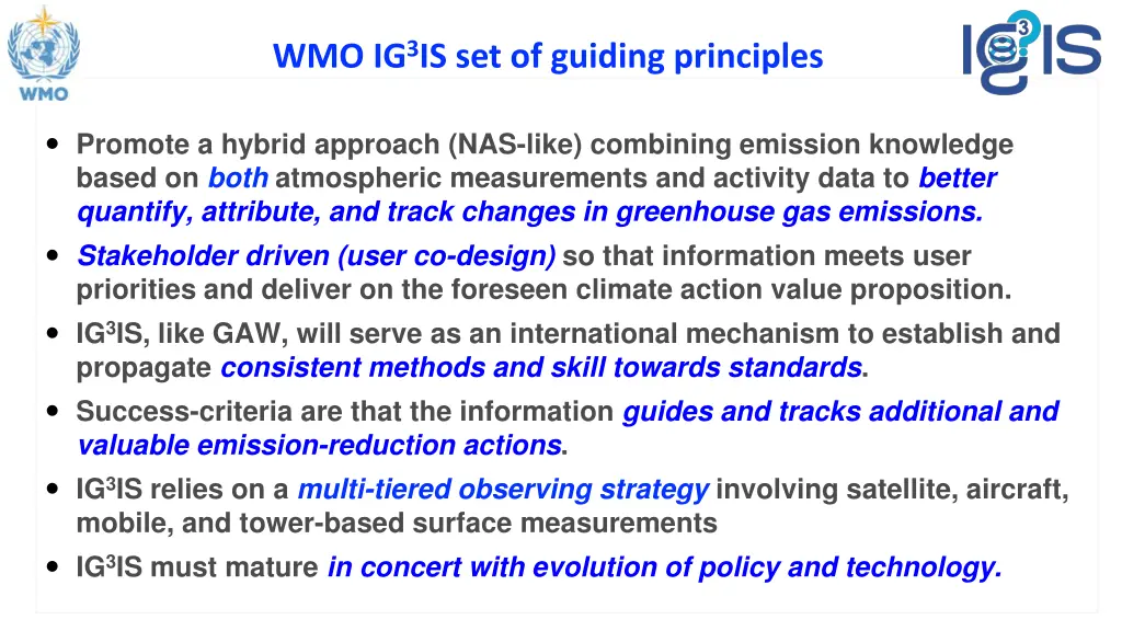 wmo ig 3 is set of guiding principles