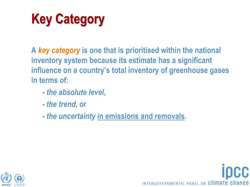 key category