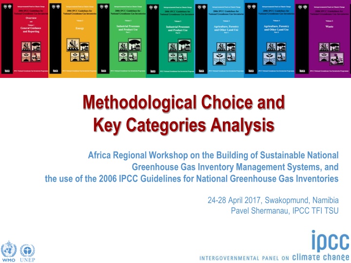 methodological choice and key categories analysis