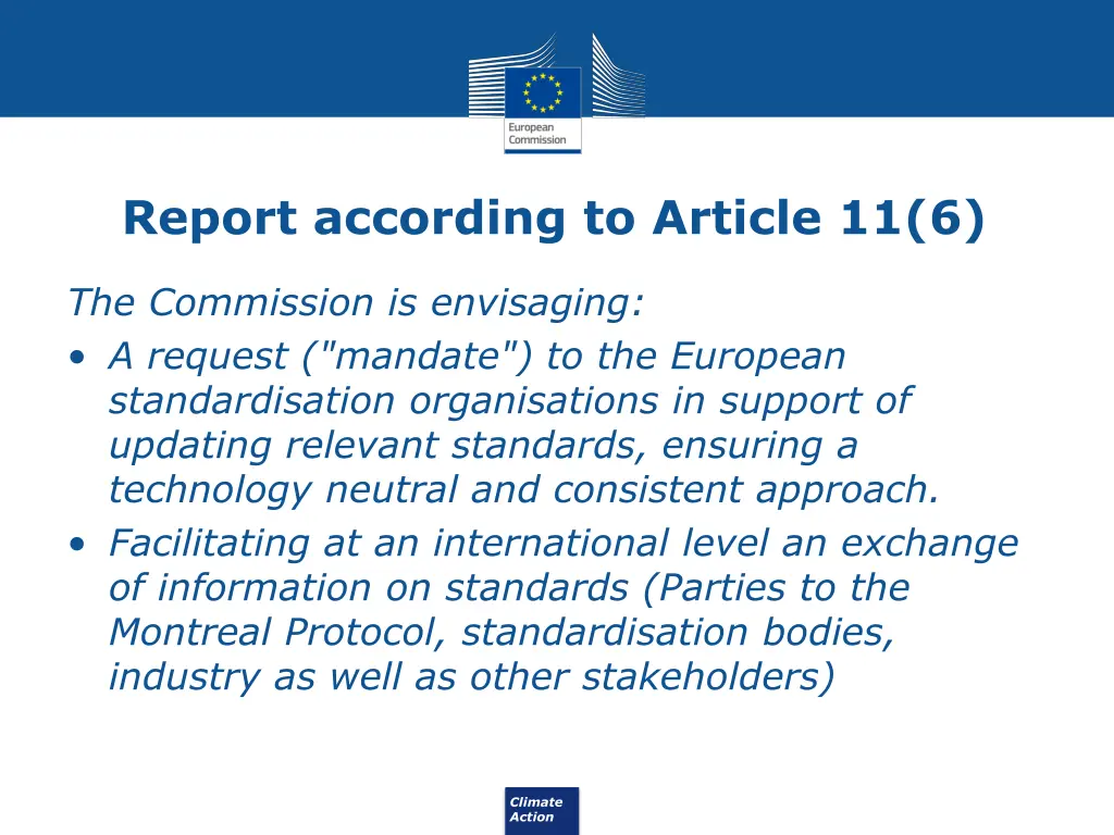 report according to article 11 6 2