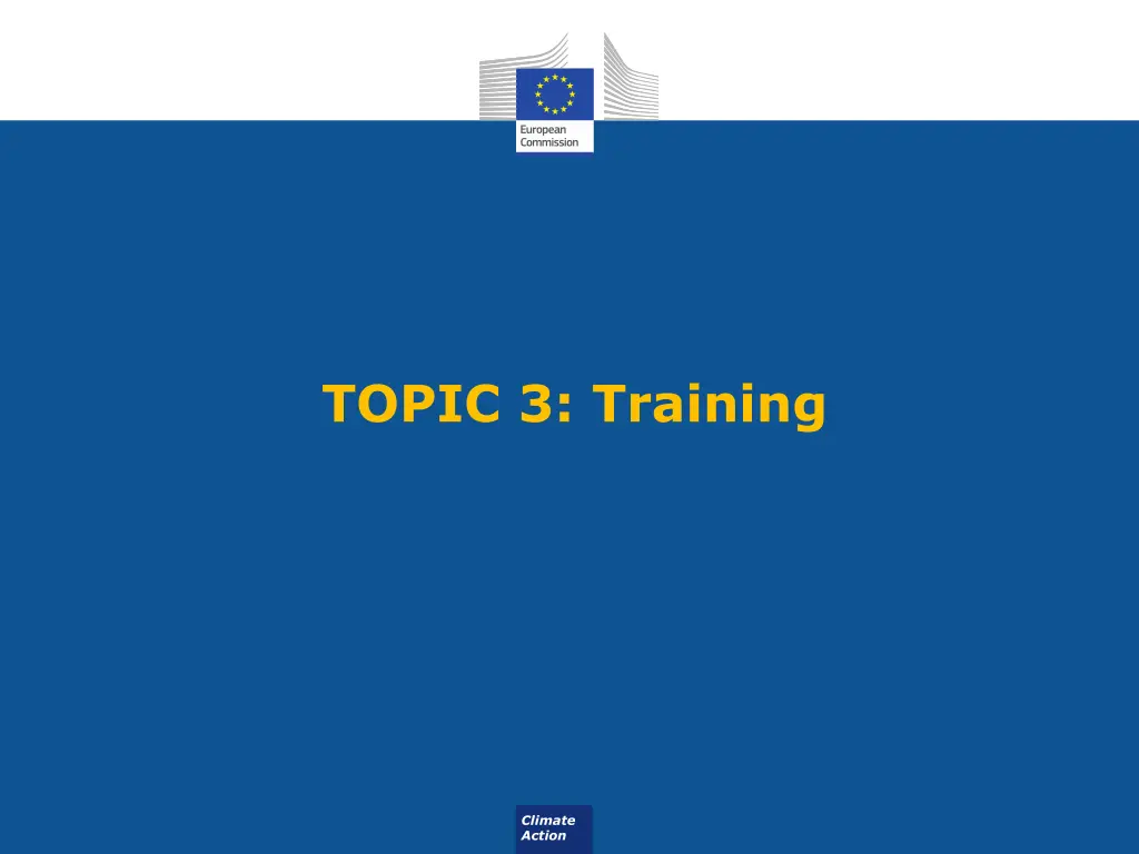 topic 3 training