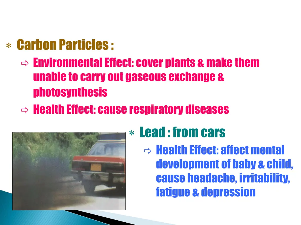 carbon particles environmental effect cover