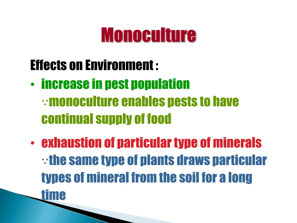 monoculture