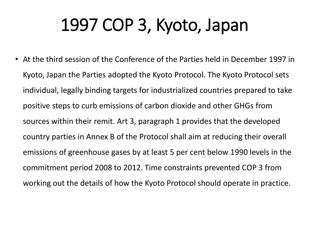 1997 cop 3 kyoto japan 1997 cop 3 kyoto japan