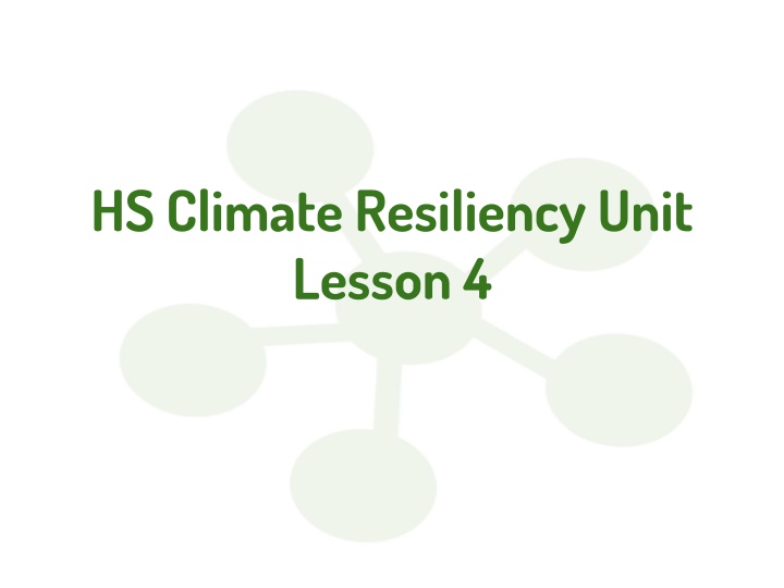 hs climate resiliency unit lesson 4