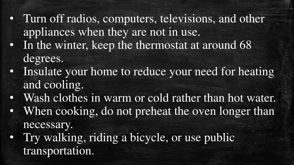 turn off radios computers televisions and other