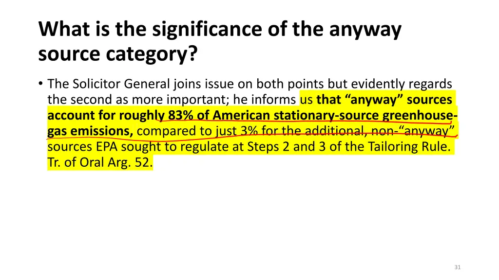 what is the significance of the anyway source