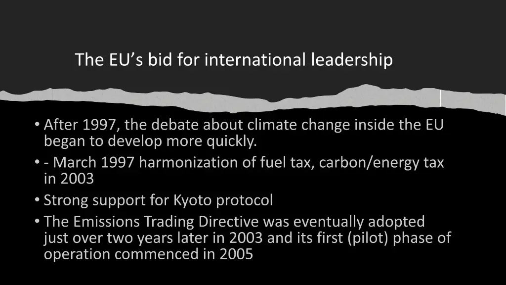 the eu s bid for international leadership