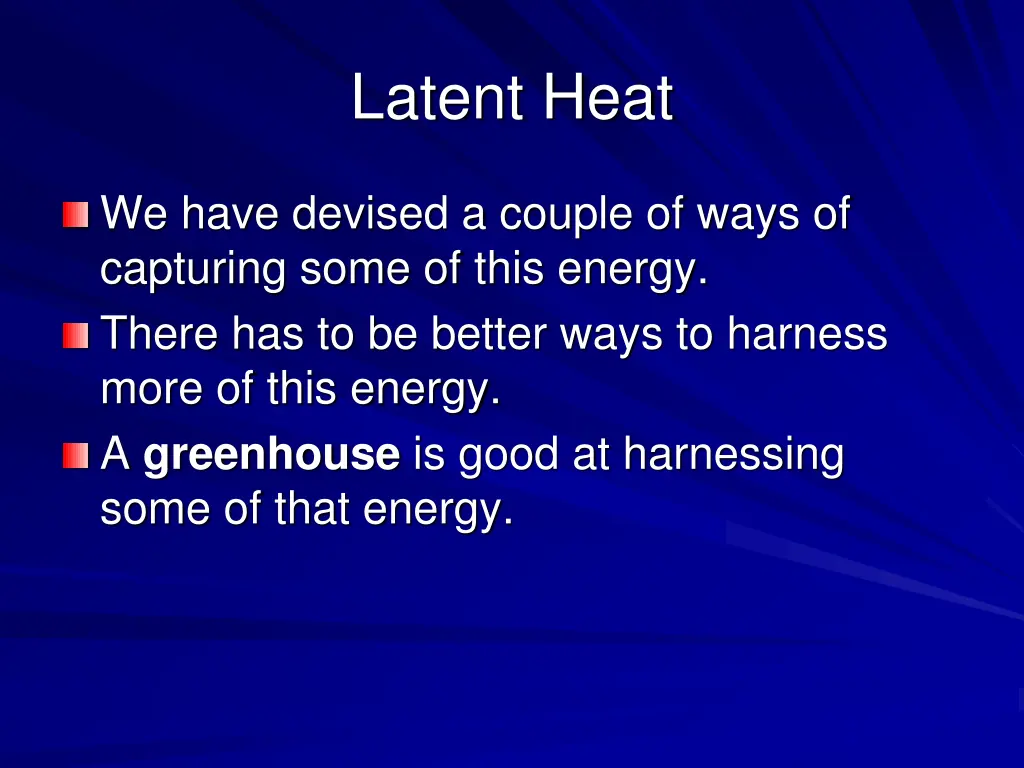 latent heat