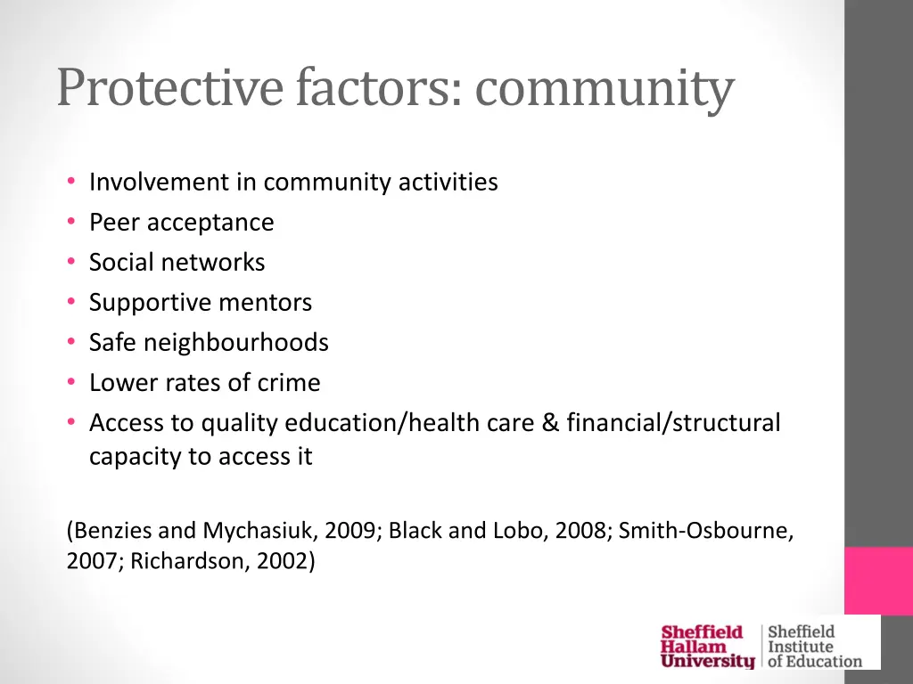 protective factors community