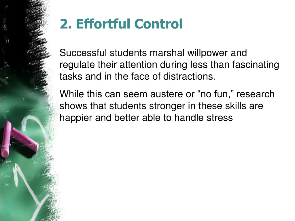 2 effortful control