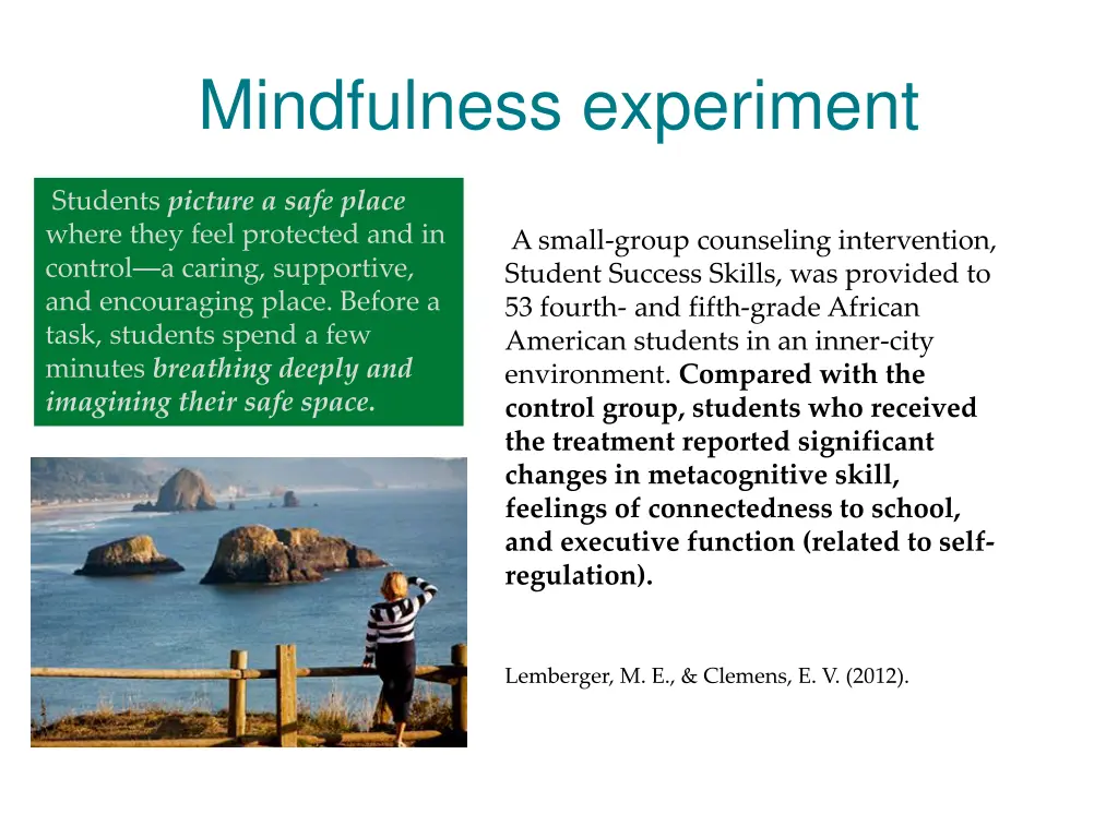 mindfulness experiment