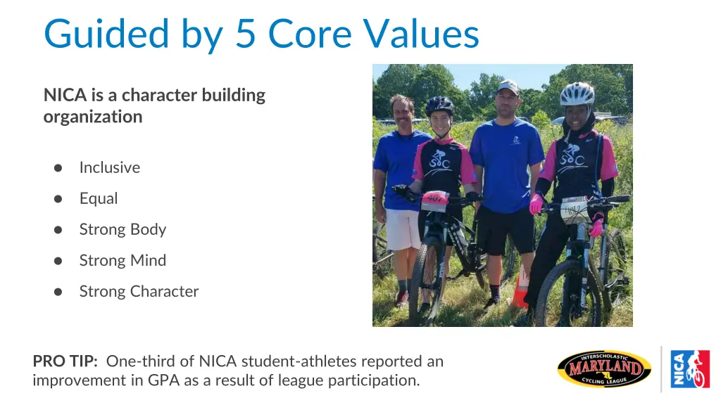 guided by 5 core values