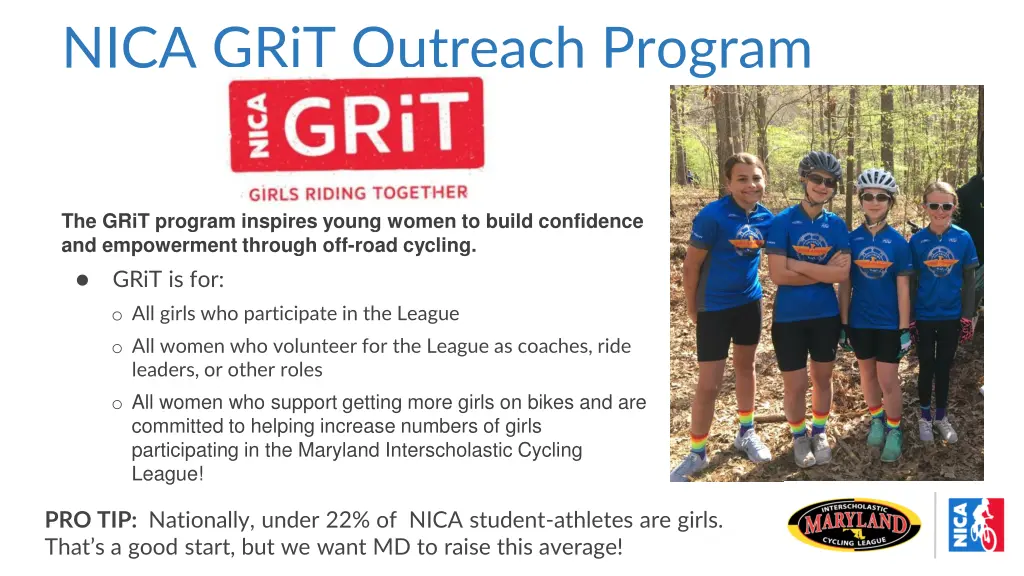 nica grit outreach program