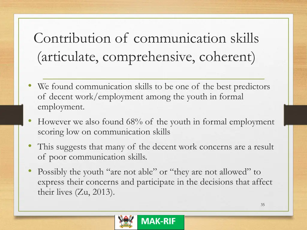 contribution of communication skills articulate