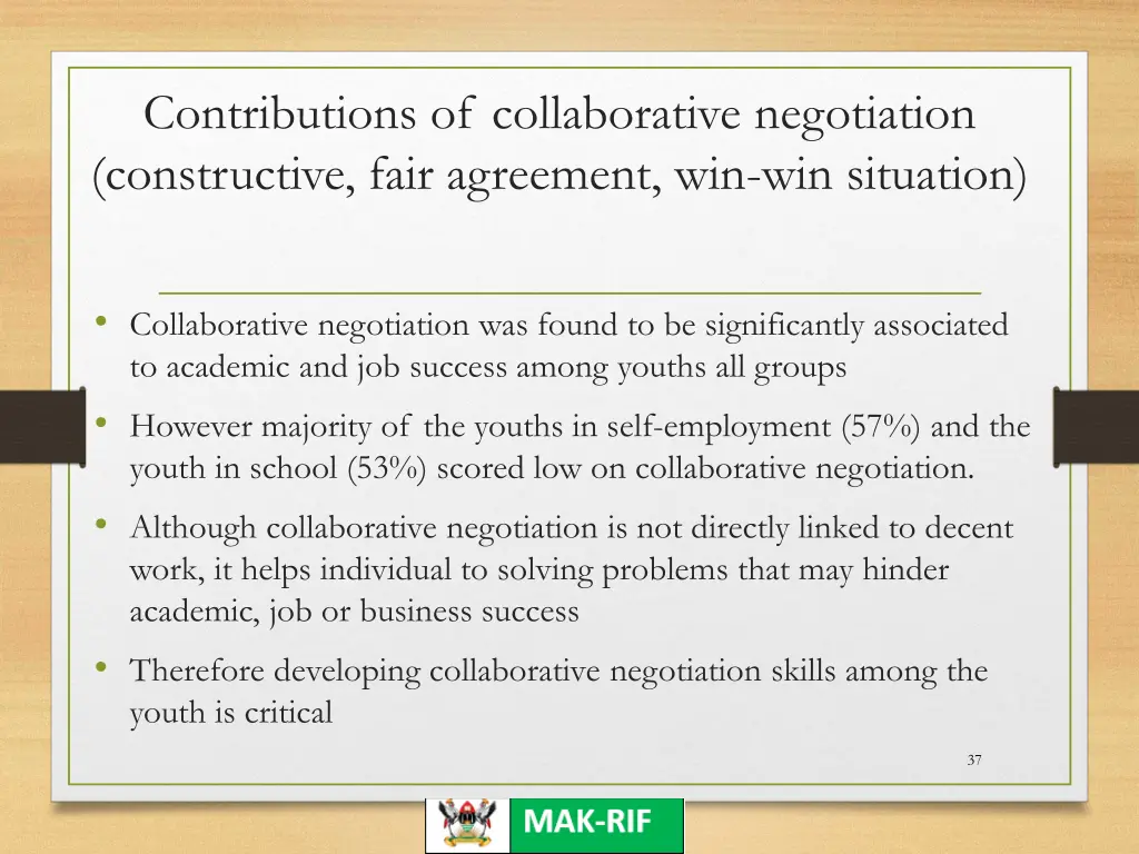 contributions of collaborative negotiation