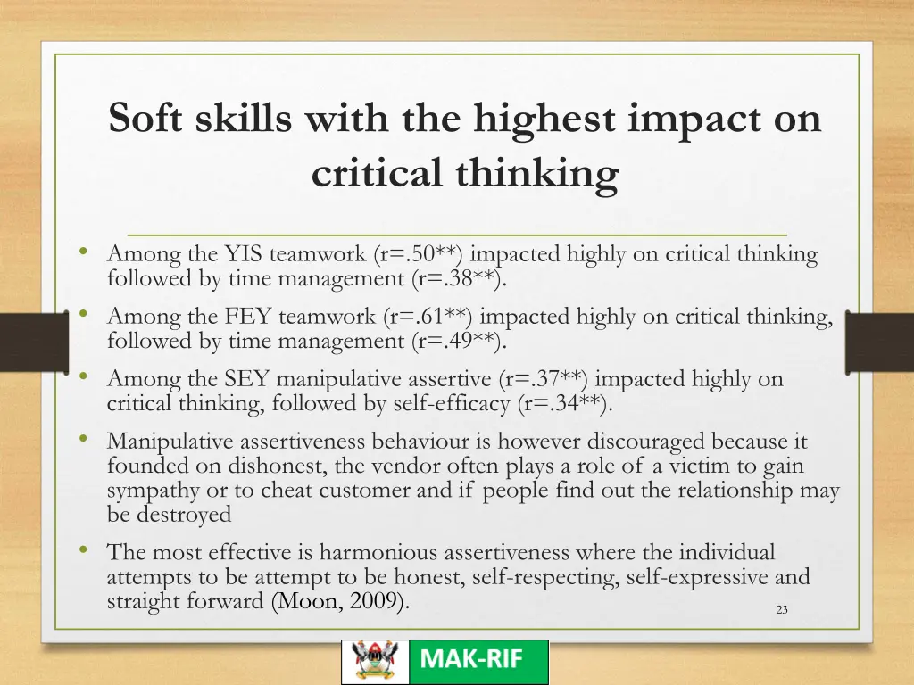 soft skills with the highest impact on critical