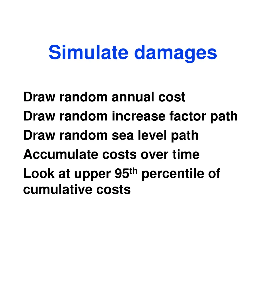 simulate damages