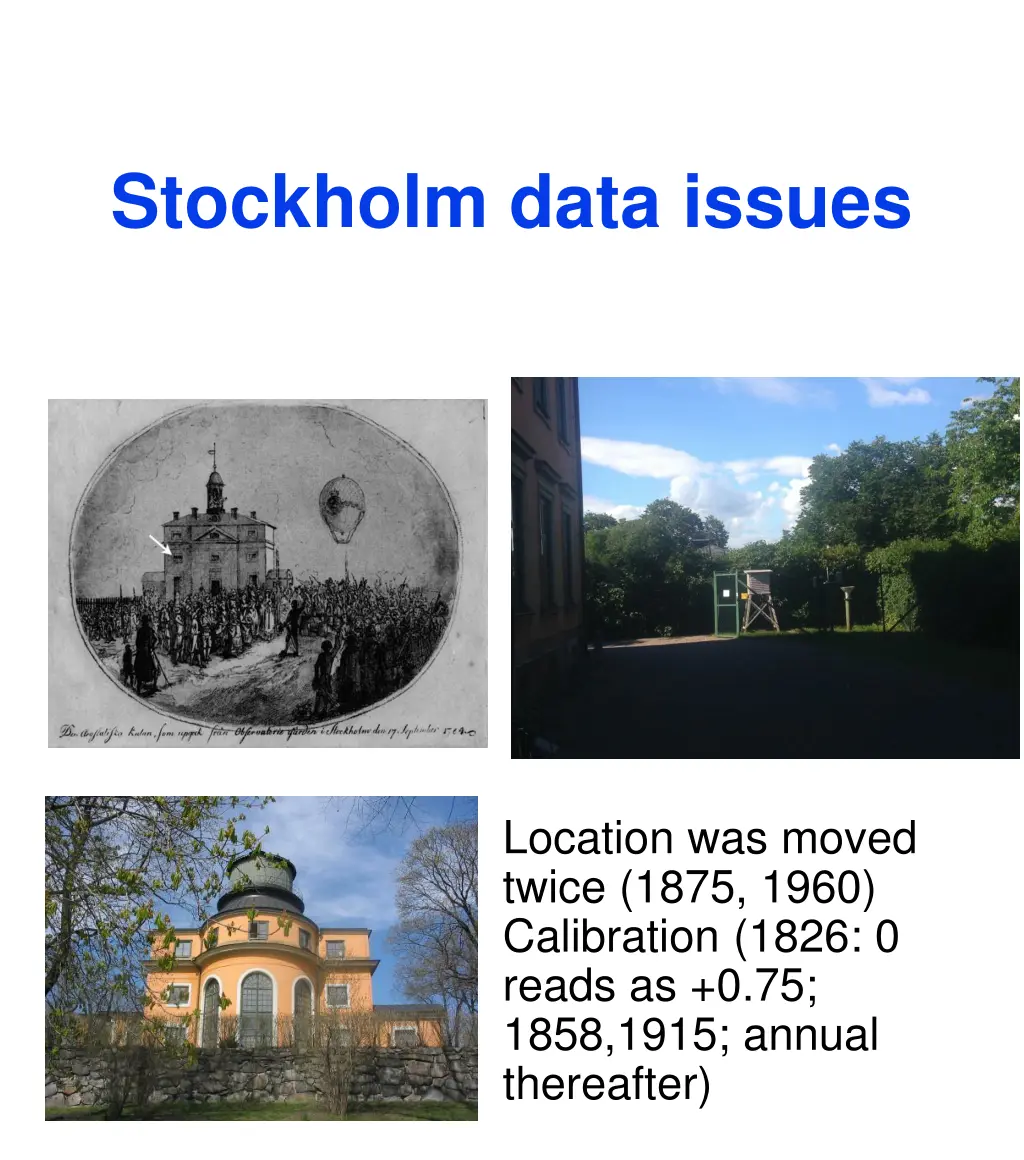 stockholm data issues