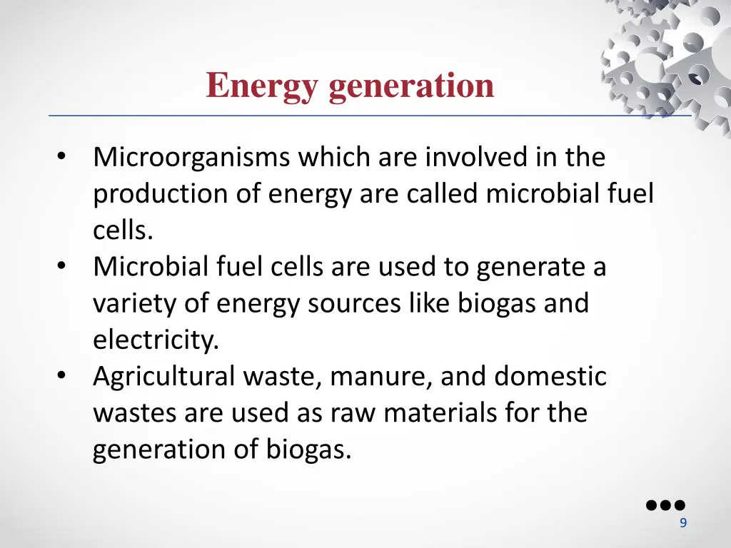 energy generation