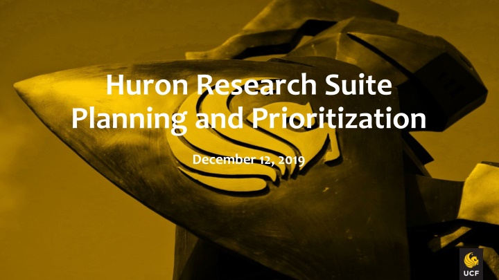 huron research suite planning and prioritization