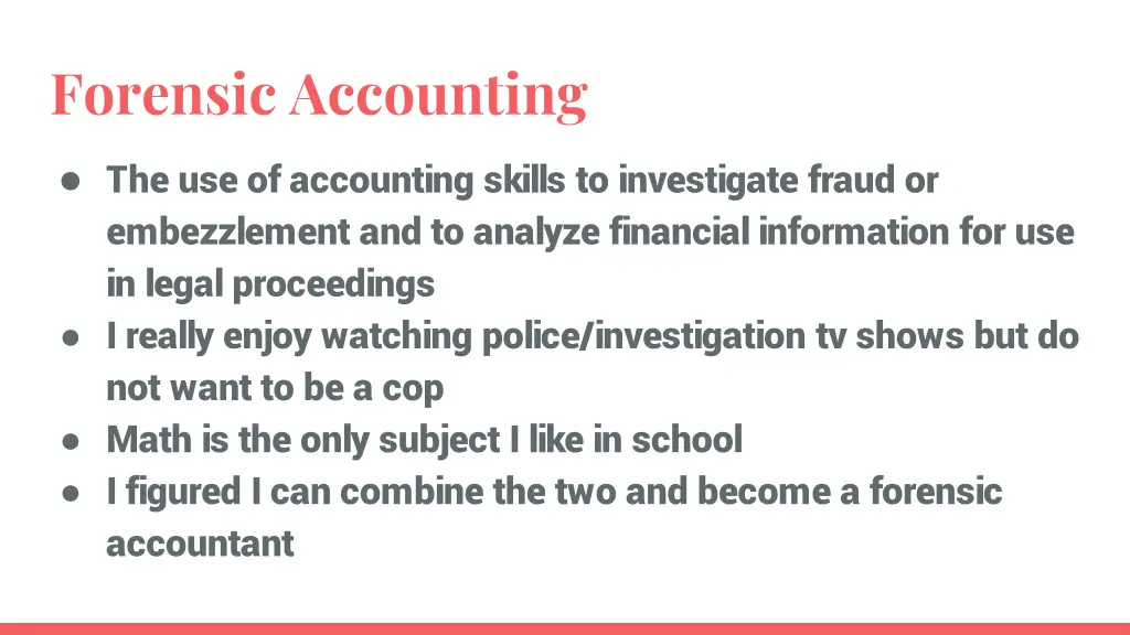 forensic accounting