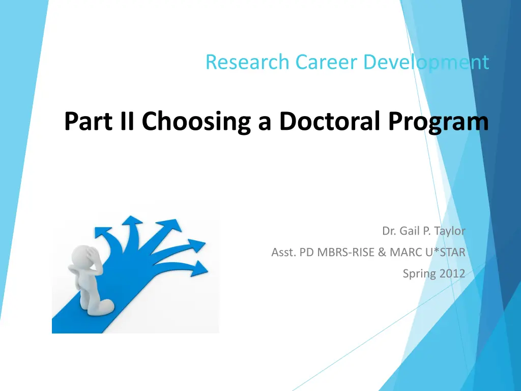 research career development 1