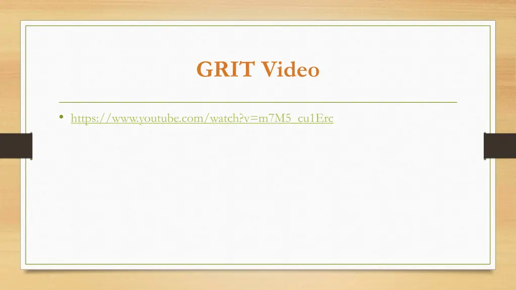 grit video