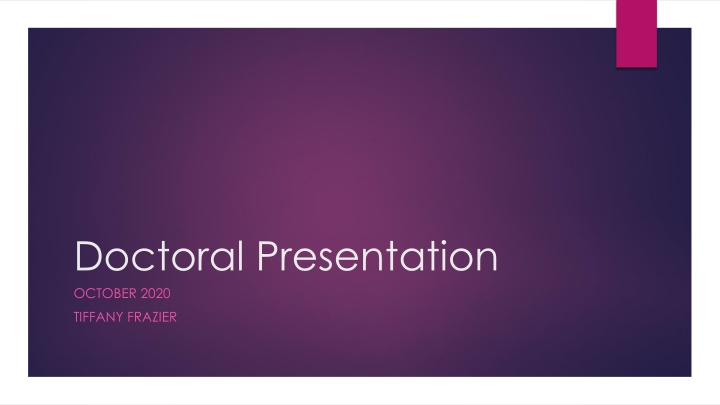 doctoral presentation october 2020