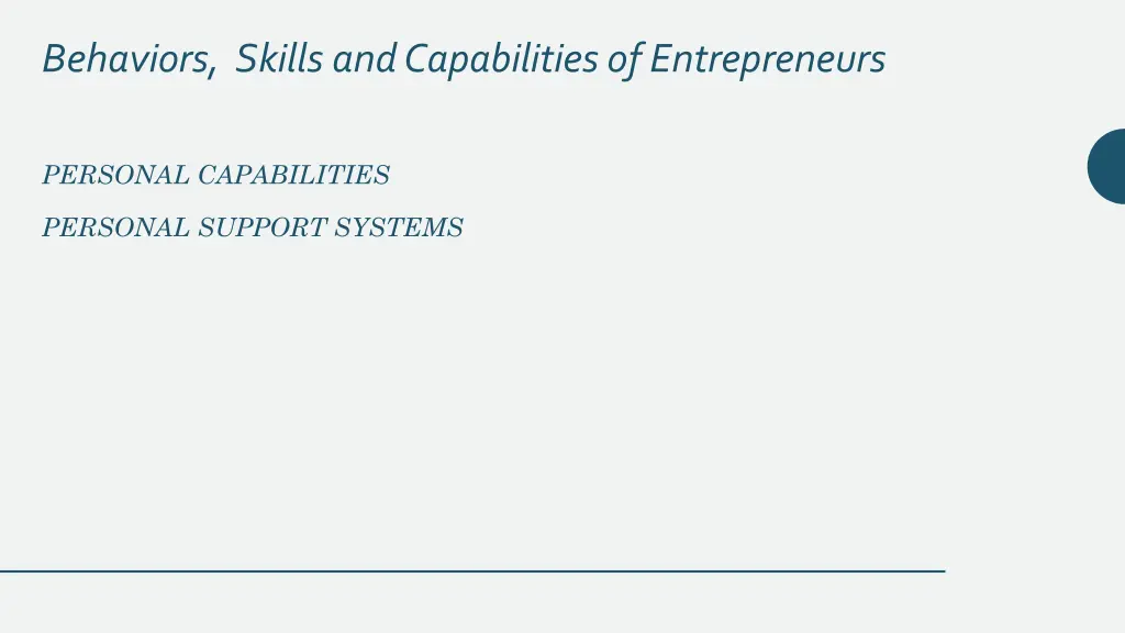 behaviors skills and capabilities of entrepreneurs 4