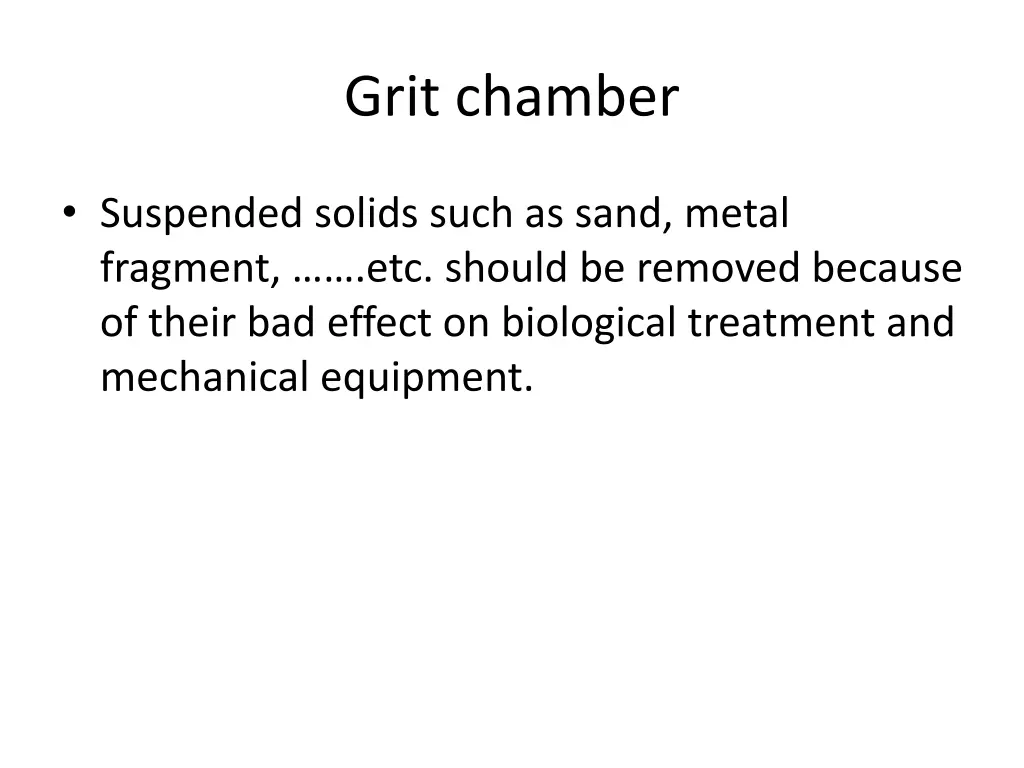 grit chamber