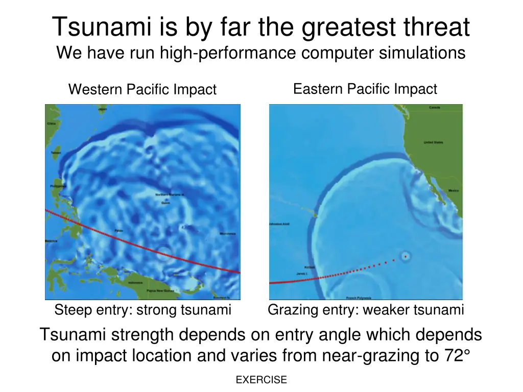 tsunami is by far the greatest threat we have 2