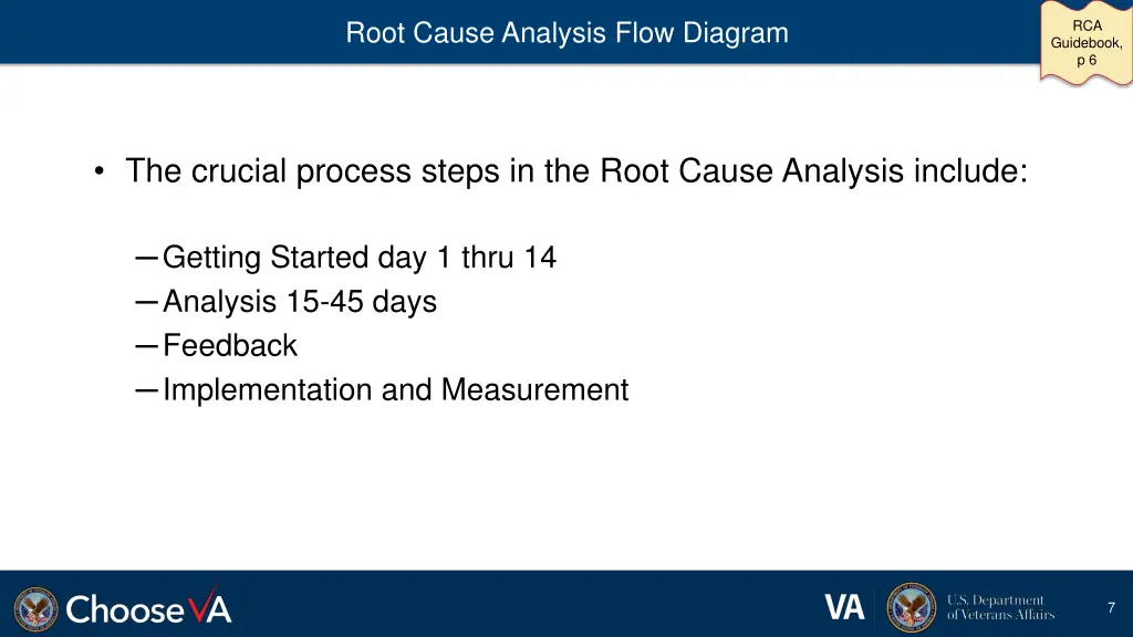 root cause analysis flow diagram