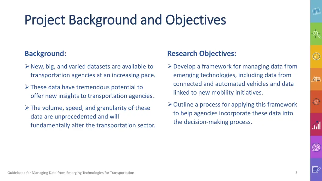 project background and objectives project