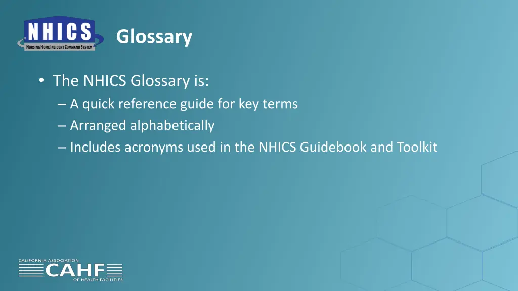 glossary