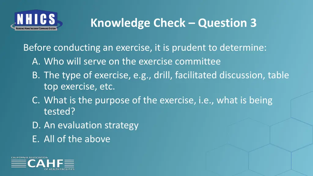 knowledge check question 3