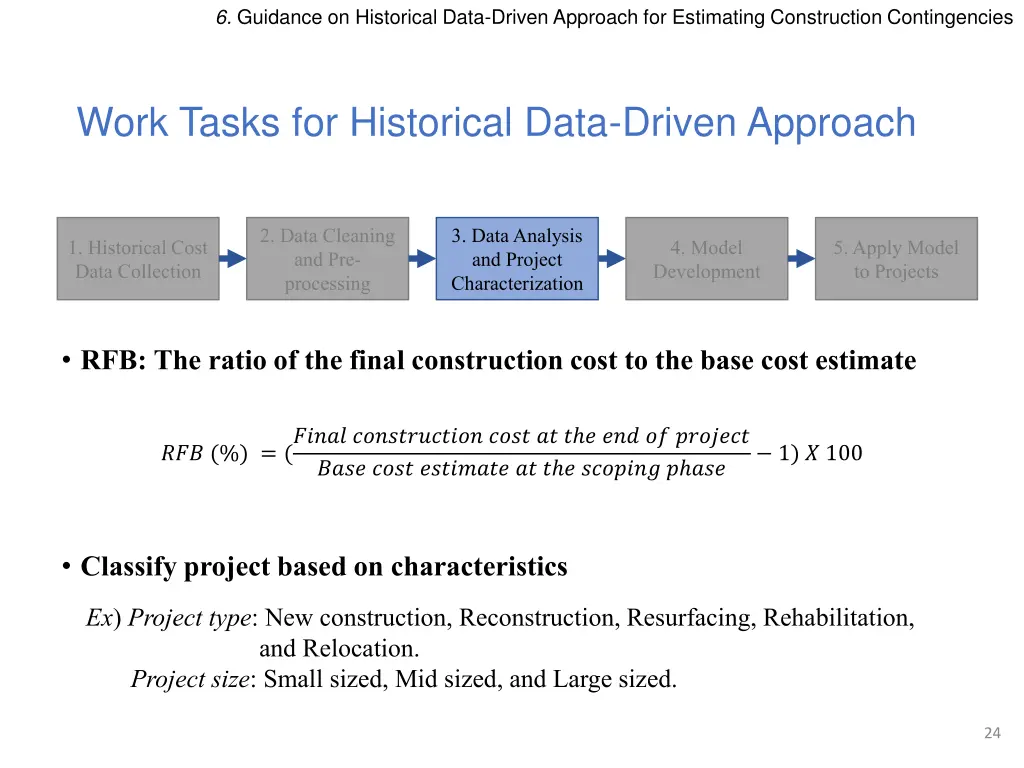 6 guidance on historical data driven approach 2