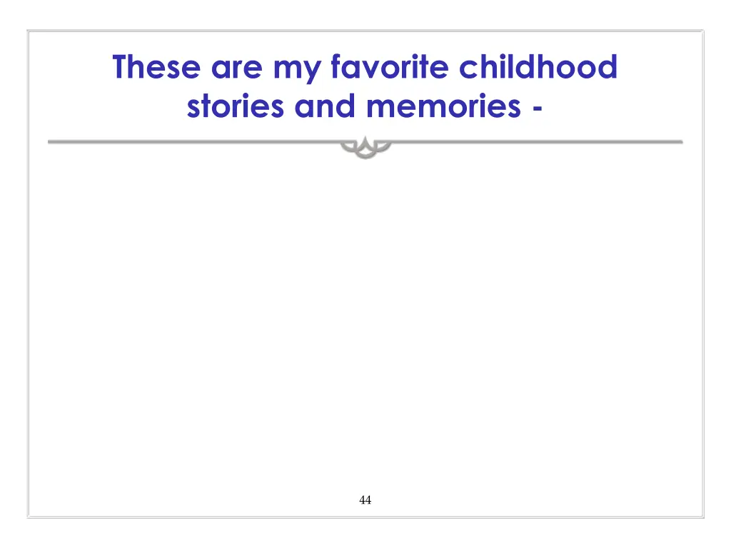 these are my favorite childhood stories