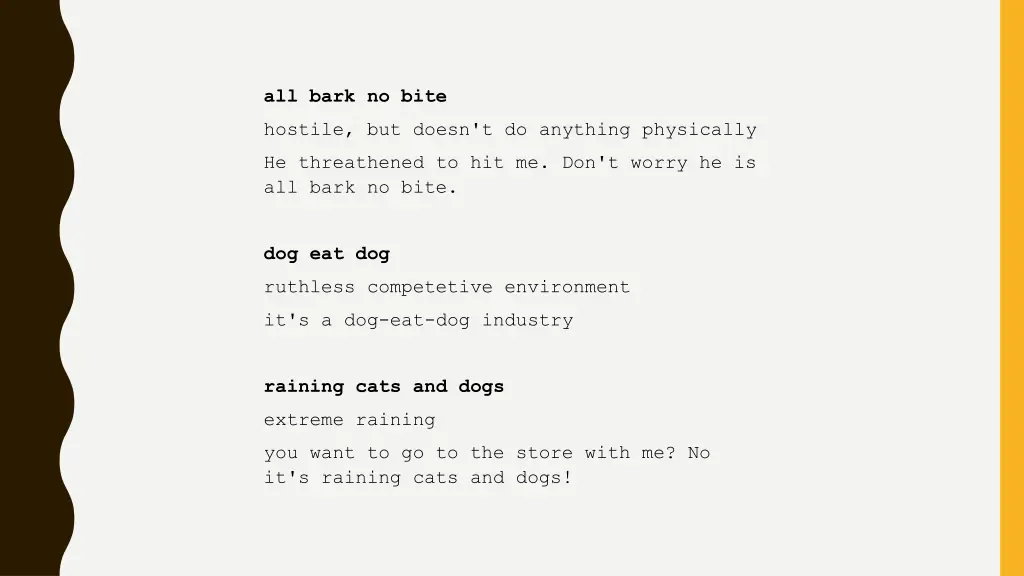 all bark no bite