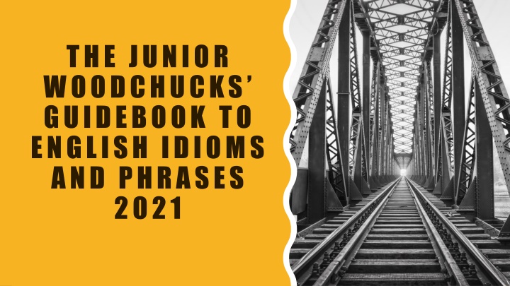 the junior woodchucks guidebook to english idioms