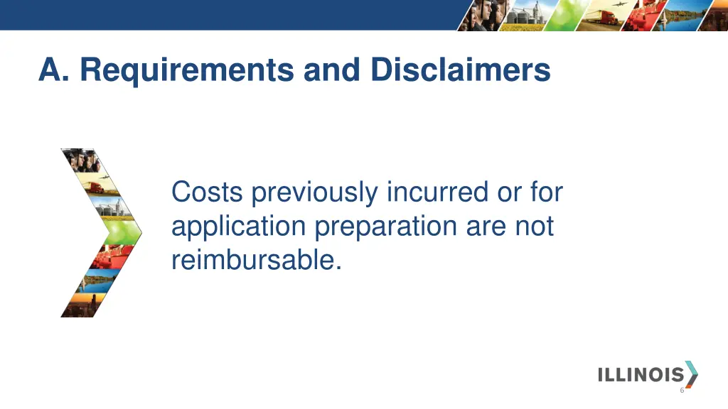 a requirements and disclaimers