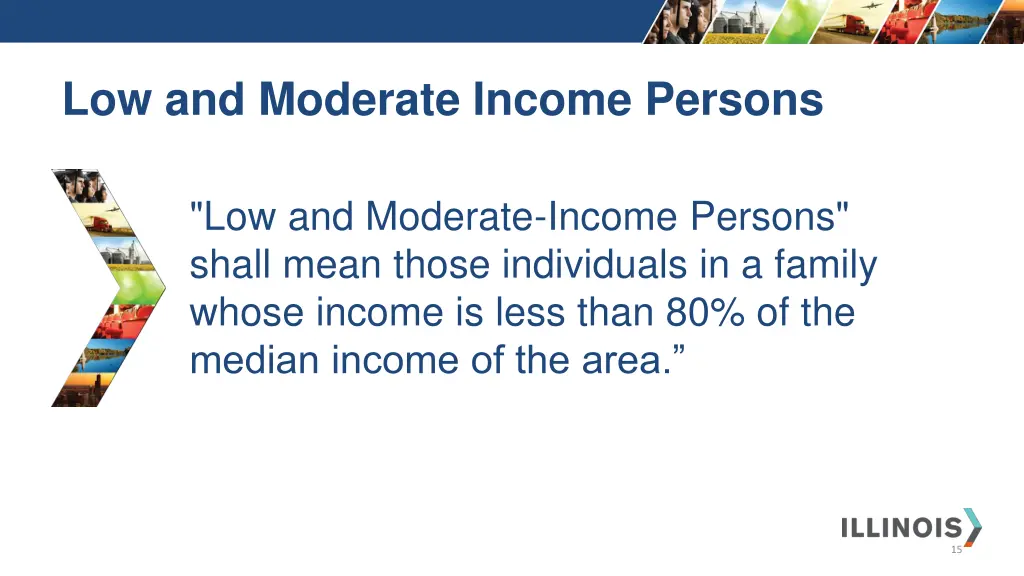 low and moderate income persons