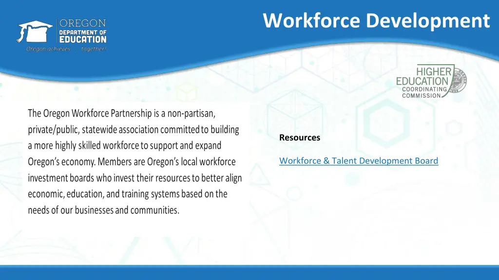 workforce development