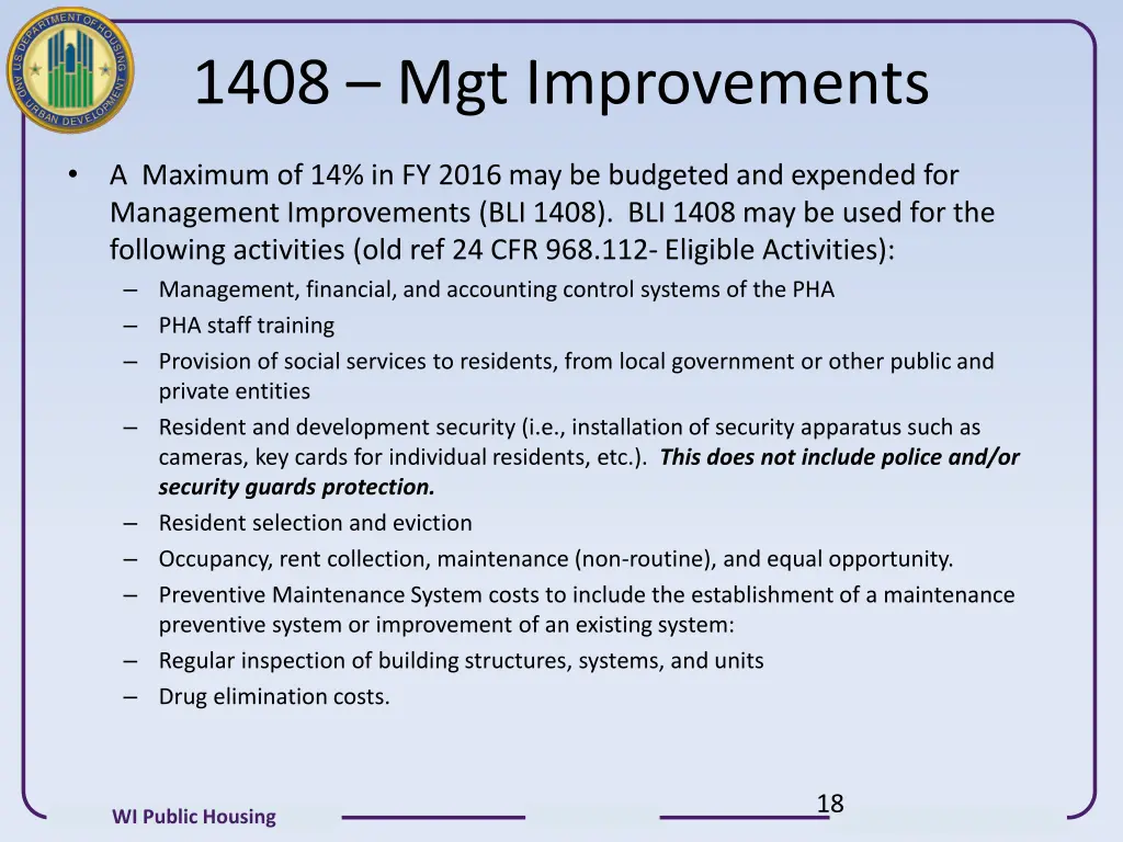 1408 mgt improvements