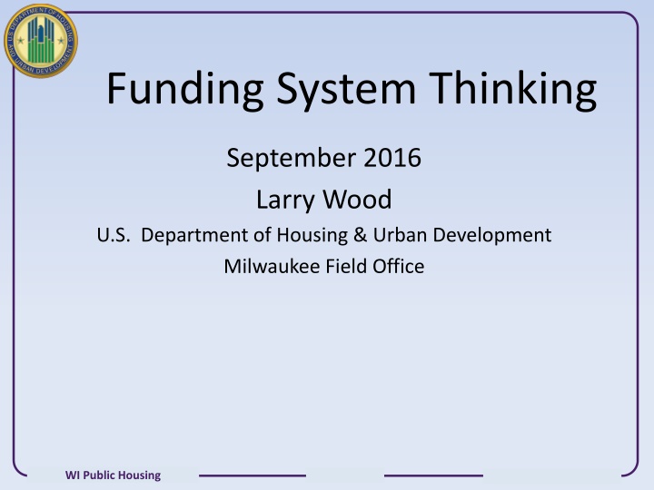 funding system thinking