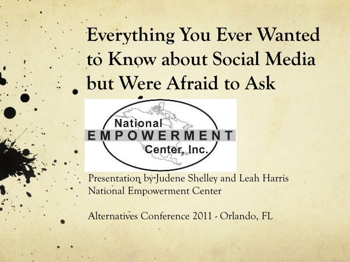 everything you ever wanted to know about social