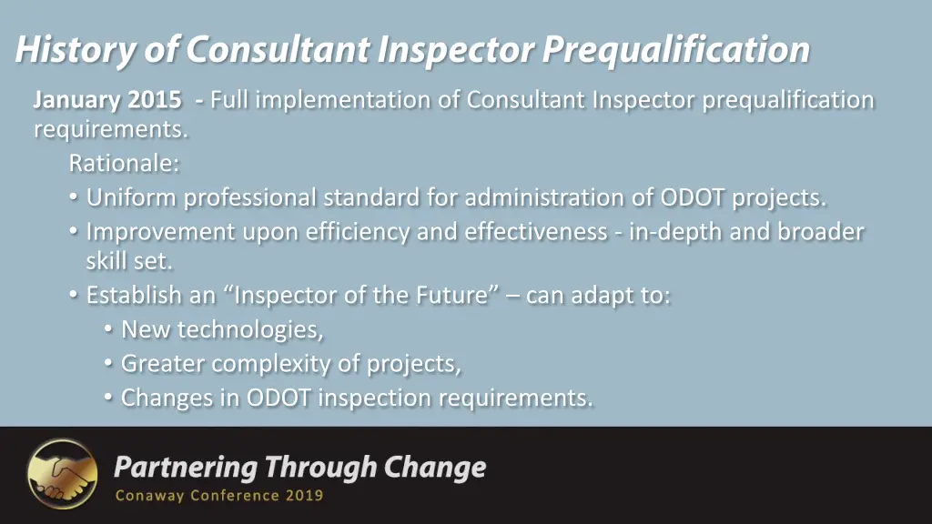 january 2015 full implementation of consultant