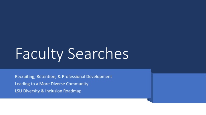 faculty searches